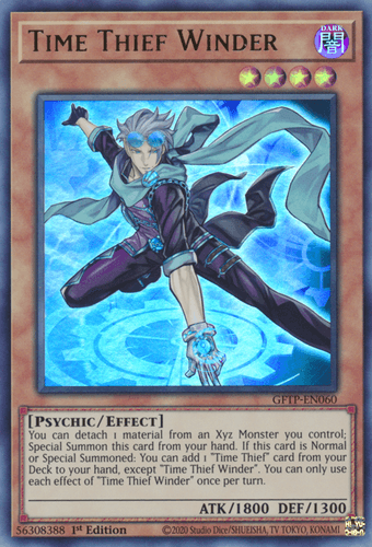 Time Thief Winder - GFTP-EN060 Ultra Rare 1st Edition