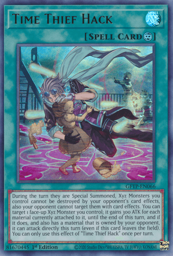 Time Thief Hack - GFTP-EN066 Ultra Rare 1st Edition