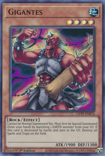 Gigantes - GFTP-EN074 Ultra Rare 1st Edition