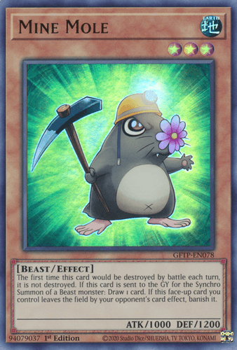 Mine Mole - GFTP-EN078 Ultra Rare 1st Edition