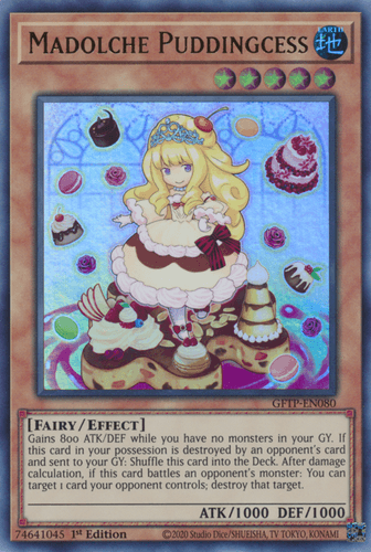 Madolche Puddingcess - GFTP-EN080 Ultra Rare 1st Edition