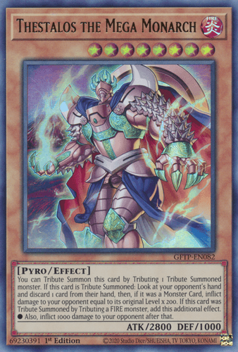 Thestalos the Mega Monarch - GFTP-EN082 Ultra Rare 1st Edition