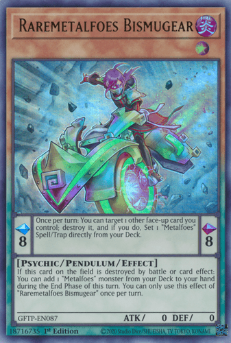 Raremetalfoes Bismugear - GFTP-EN087 Ultra Rare 1st Edition