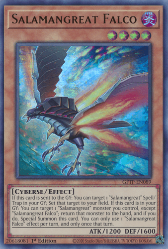 Salamangreat Falco - GFTP-EN089 Ultra Rare 1st Edition