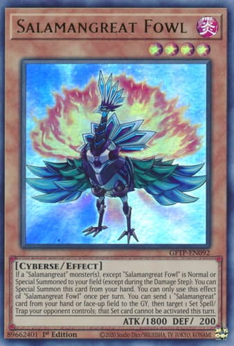 Salamangreat Fowl - GFTP-EN092 Ultra Rare 1st Edition