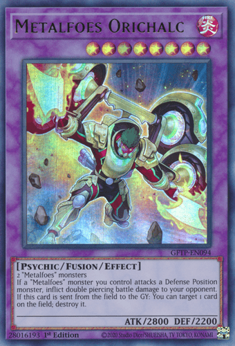 Metalfoes Orichalc - GFTP-EN094 Ultra Rare 1st Edition