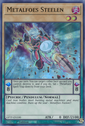 Metalfoes Steelen - GFTP-EN100 Ultra Rare 1st Edition
