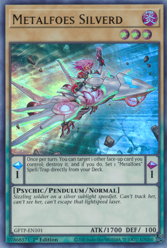 Metalfoes Silverd - GFTP-EN101 Ultra Rare 1st Edition