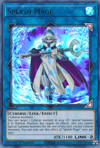 Splash Mage - GFTP-EN106 Ultra Rare 1st Edition