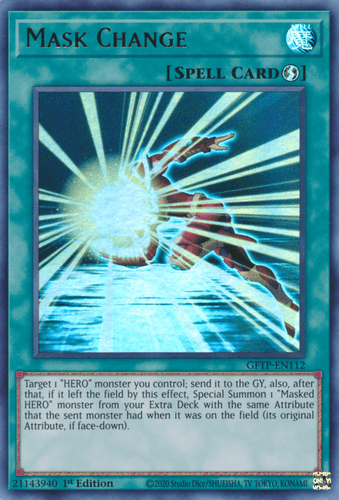 Mask Change - GFTP-EN112 Ultra Rare 1st Edition