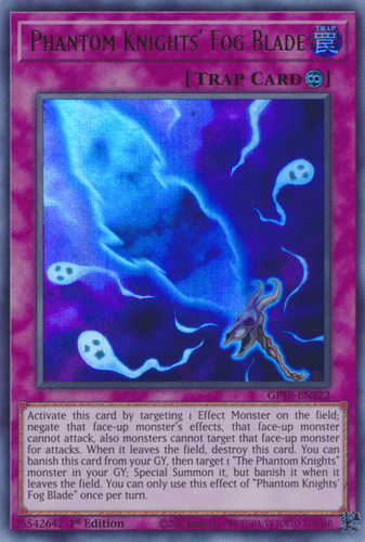 Phantom Knights' Fog Blade - GFTP-EN122 Ultra Rare 1st Edition