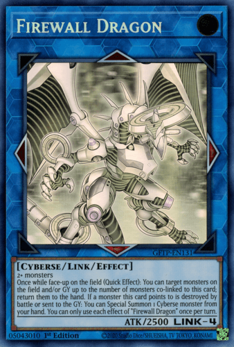 Firewall Dragon - GFTP-EN131 Ghost Rare 1st Edition