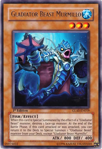 Gladiator Beast Murmillo - GLAS-EN019 Rare 1st Edition