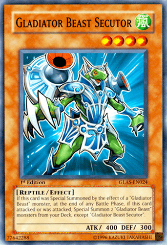 Gladiator Beast Secutor - GLAS-EN024 Common 1st Edition