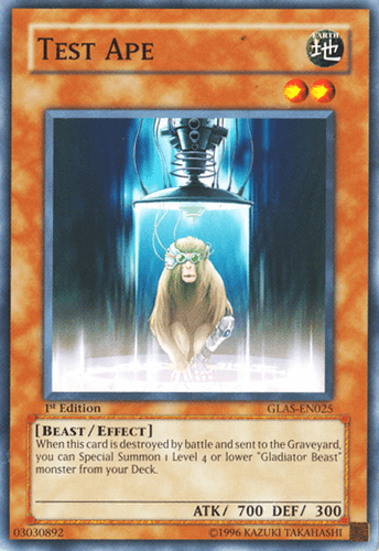 Test Ape - GLAS-EN025 Common 1st Edition