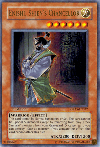 Enishi, Shien's Chancellor - GLAS-EN032 Ultra Rare Unlimited