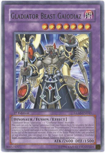 Gladiator Beast Gaiodiaz - GLAS-EN043 Rare Unlimited