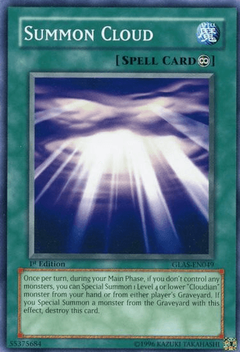 Summon Cloud - GLAS-EN049 Common 1st Edition