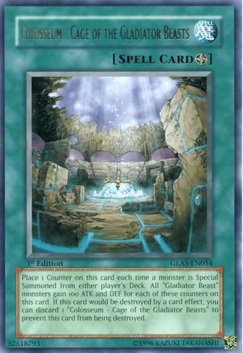 Colosseum - Cage of the Gladiator Beasts - GLAS-EN054 Rare 1st Edition