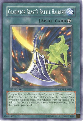 Gladiator Beast's Battle Halberd - GLAS-EN055 Common 1st Edition