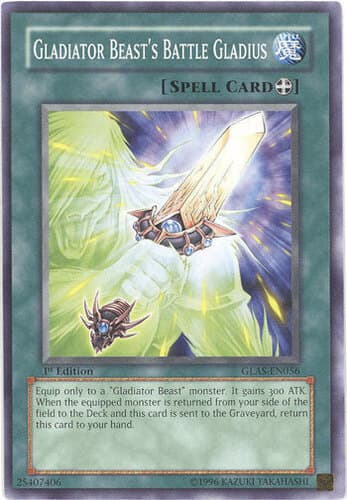 Gladiator Beast's Battle Gladius - GLAS-EN056 Common 1st Edition