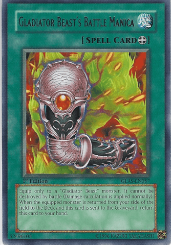 Gladiator Beast's Battle Manica - GLAS-EN057 Rare Unlimited