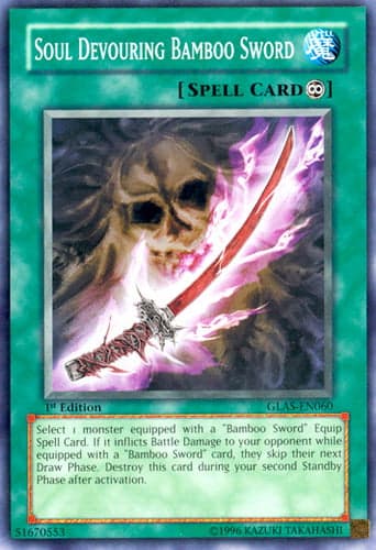 Soul Devouring Bamboo Sword - GLAS-EN060 Common 1st Edition
