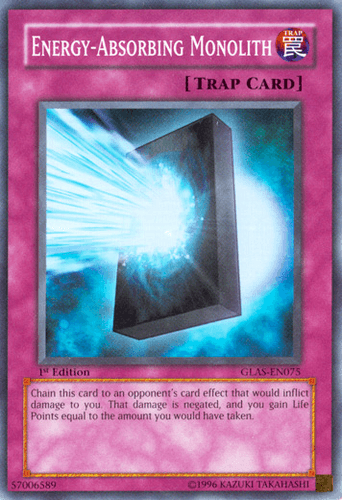 Energy-Absorbing Monolith - GLAS-EN075 Super Rare 1st Edition