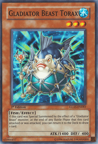 Gladiator Beast Torax - GLAS-EN081 Super Rare Unlimited