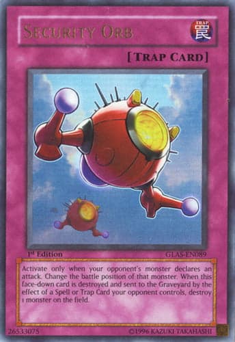 Security Orb - GLAS-EN089 Ultimate Rare 1st Edition