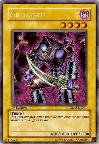Gil Garth - GLAS-EN091 Secret Rare Unlimited