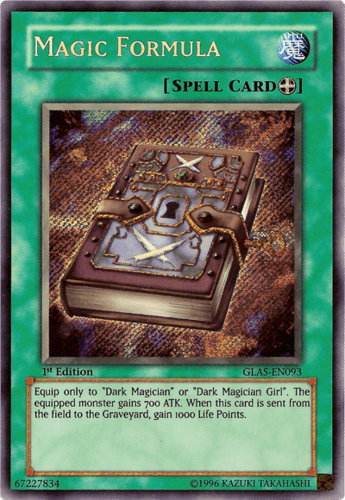 Magic Formula - GLAS-EN093 Secret Rare 1st Edition