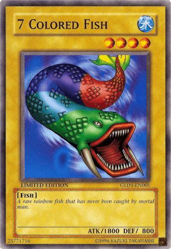 7 Colored Fish - GLD1-EN001 Common Limited Edition
