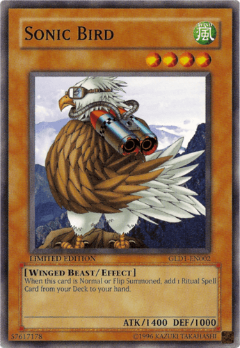 Sonic Bird - GLD1-EN002 Common Limited Edition