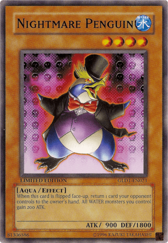 Nightmare Penguin - GLD1-EN021 Common Limited Edition