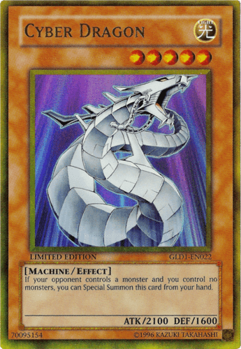 Cyber Dragon - GLD1-EN022 Gold Rare Limited Edition