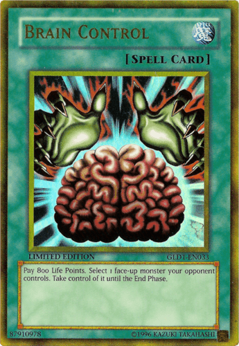 Brain Control - GLD1-EN033 Gold Rare Limited Edition