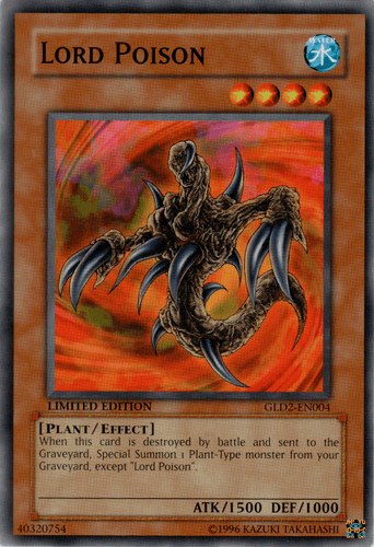 Lord Poison - GLD2-EN004 Common Limited Edition