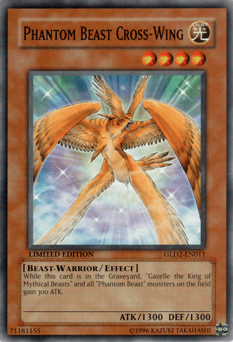 Phantom Beast Cross-Wing - GLD2-EN011 Common Limited Edition
