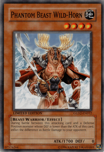 Phantom Beast Wild-Horn - GLD2-EN012 Common Limited Edition