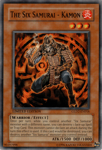 The Six Samurai - Kamon - GLD2-EN018 Common Limited Edition