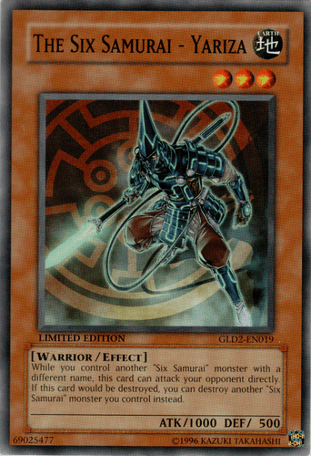 The Six Samurai - Yariza - GLD2-EN019 Common Limited Edition