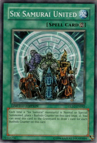 Six Samurai United - GLD2-EN042 Common Limited Edition