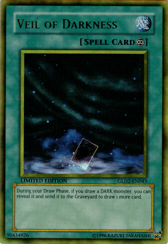 Veil of Darkness - GLD2-EN043 Gold Rare Limited Edition