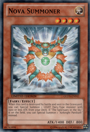 Nova Summoner - GLD3-EN011 Common Limited Edition