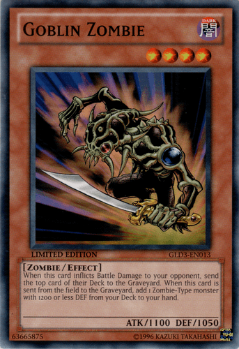 Goblin Zombie - GLD3-EN013 Common Limited Edition