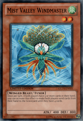 Mist Valley Windmaster - GLD3-EN033 Common Limited Edition