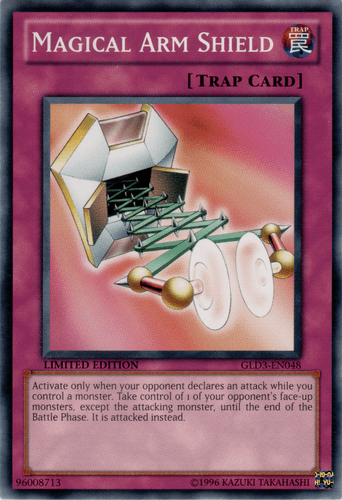 Magical Arm Shield - GLD3-EN048 Common Limited Edition