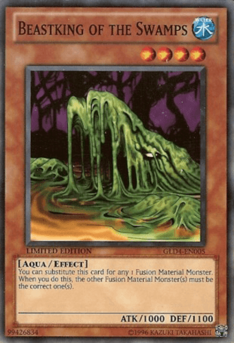 Beastking of the Swamps - GLD4-EN005 Common Limited Edition