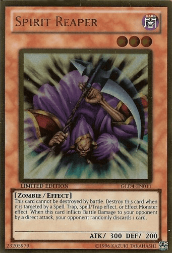 Spirit Reaper - GLD4-EN011 Gold Rare Limited Edition